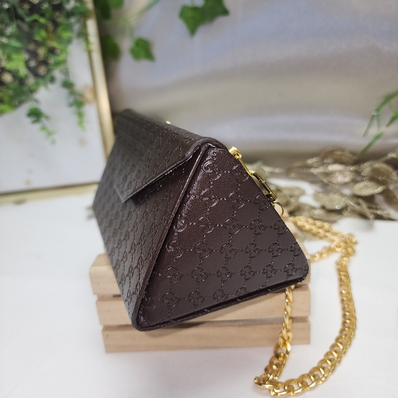 Authentic Gucci Sunglass Case Upcycled Crossbody Pouch - Picture 12 of 16